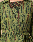 Green Coord Set with Jacket and Belt_7_Trisukh Clothing