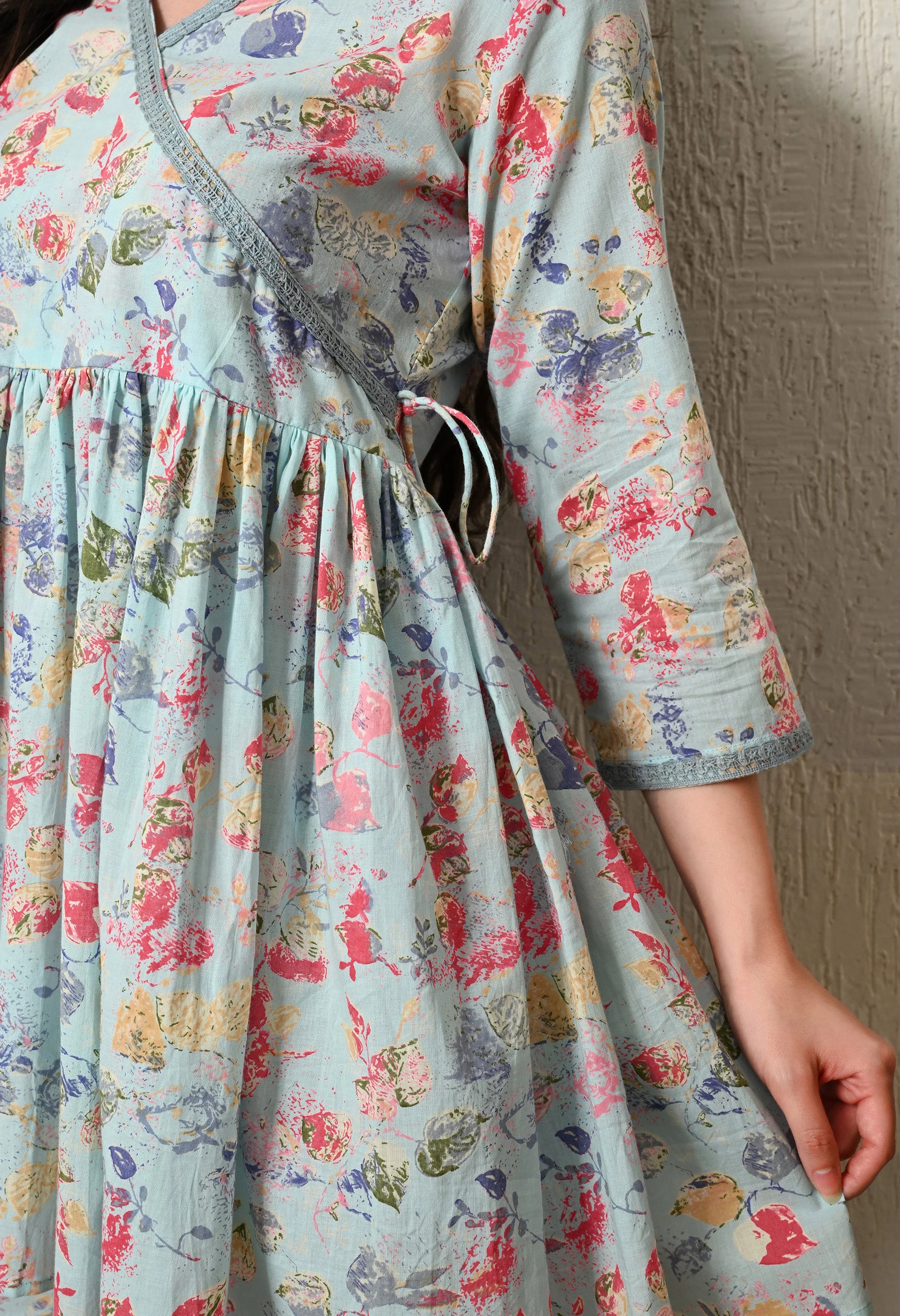 Blue Angarakha Coord Set_3_Trisukh Clothing 
