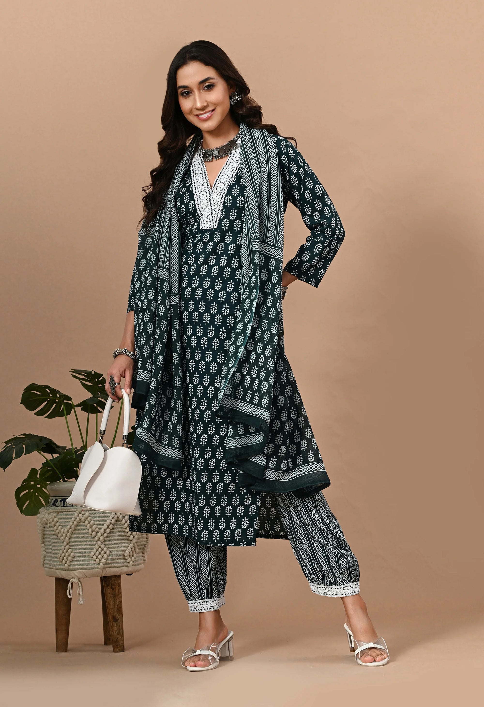 Grey Rayon Kurta Set_1_Trisukh Clothing 