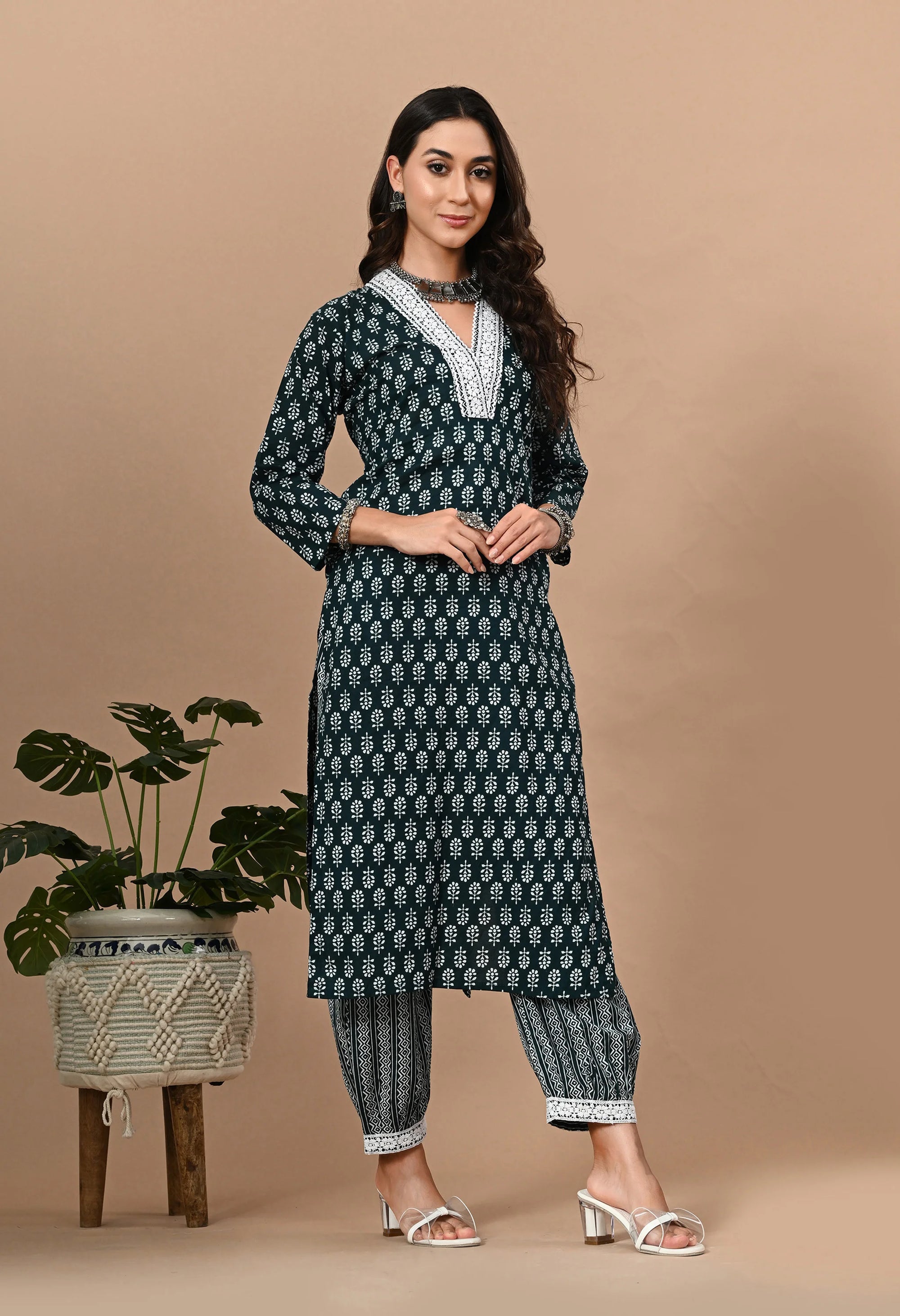 Grey Rayon Kurta Set_2_Trisukh Clothing 