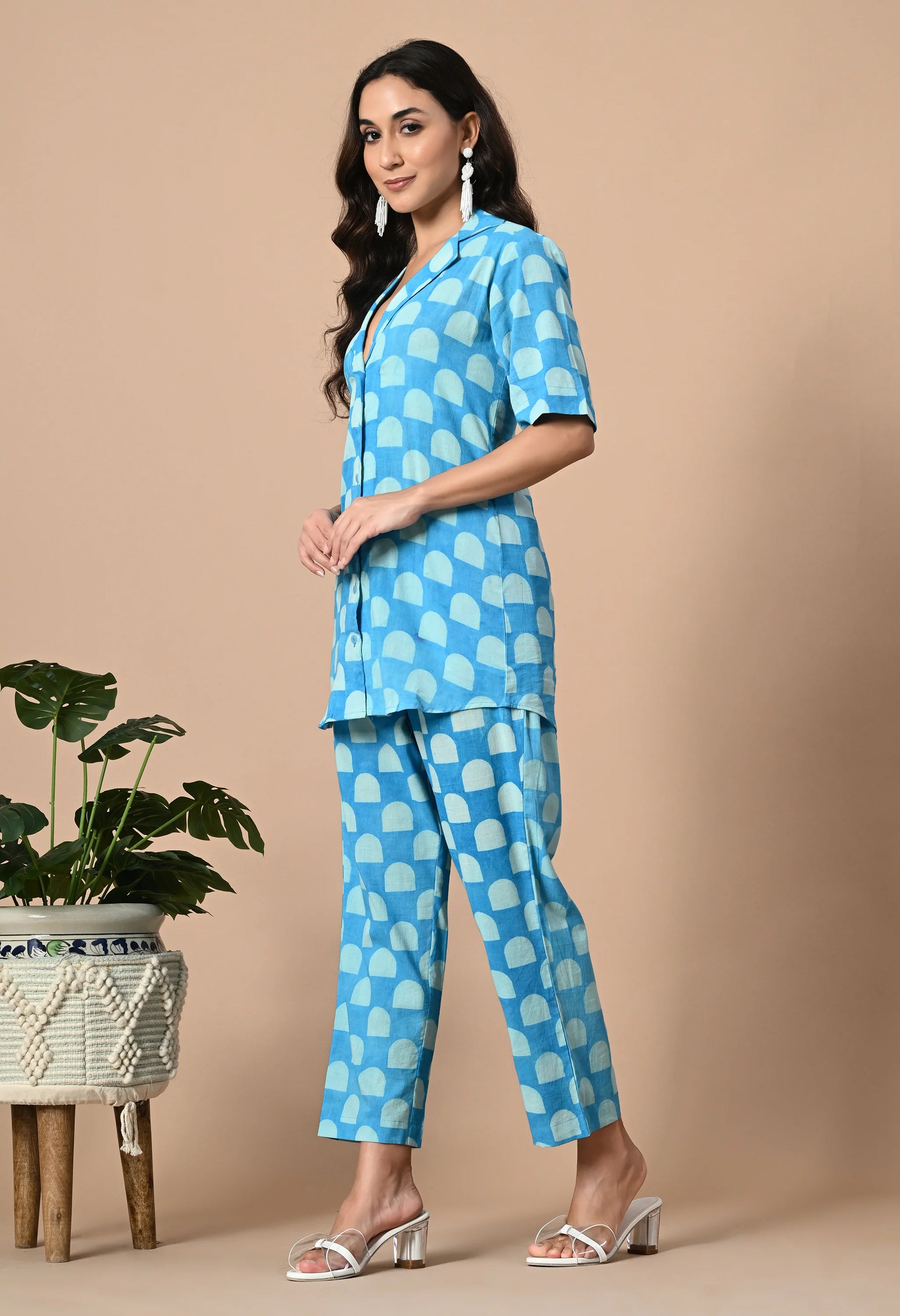 Sky Blue Coat Style Coord_5_Trisukh Clothing 